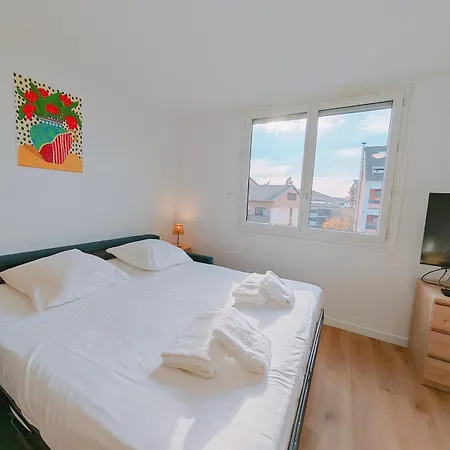 アパート Le Petit Du Leman Studio,centre-ville Confort Et Luminosite *